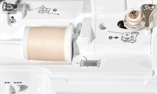 Trådspolning på Brother Innov-is F420