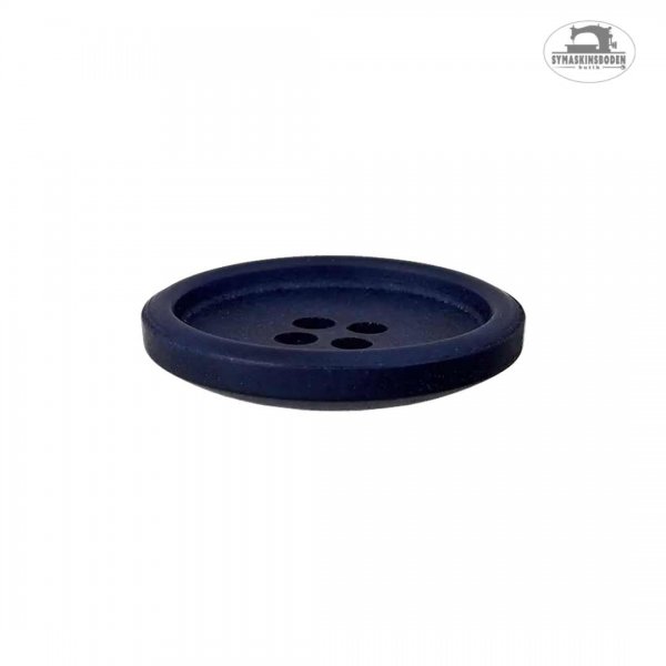 Knapp av återvunnet material fotad från sidan.