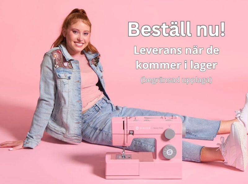 Bgeränsad upplaga av Singer HD4411 Pink symaskin